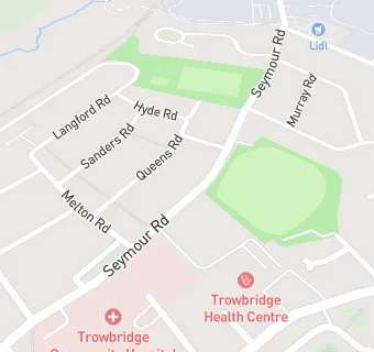 map for Trowbridge Health Centre