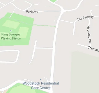 map for Woodstock House Residential Care Home