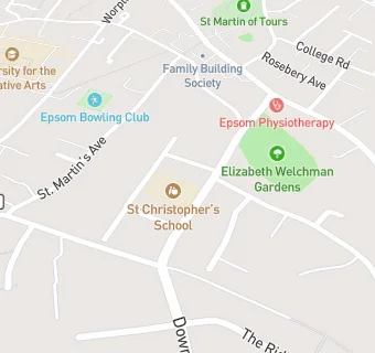 map for St Christopher's School Trust (Epsom) Ltd