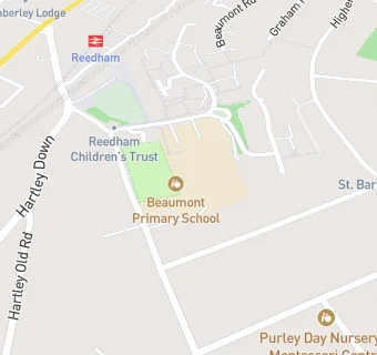 map for Beaumont Primary School