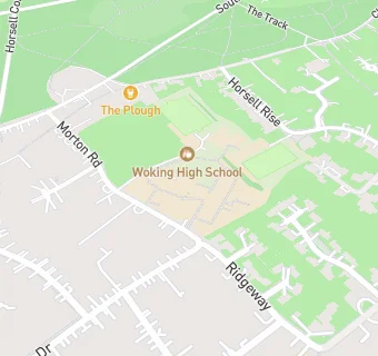 map for Woking High School