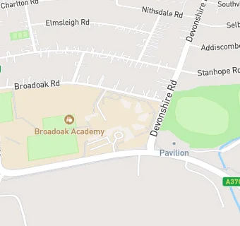 map for Broadoak Mathematics and Computing College