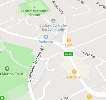 map for Cobham Ex Servicemen's Club