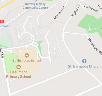 map for Aspens Services At St Nicholas School