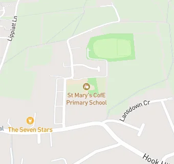 map for St Marys C Of E Primary School