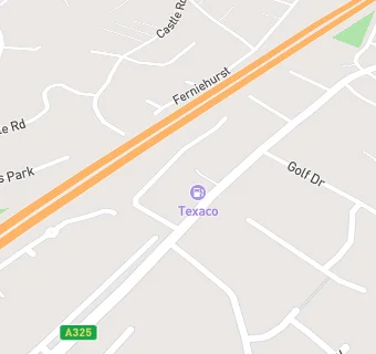 map for Camberley Service Station