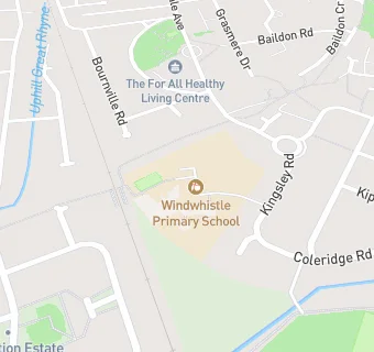 map for Windwhistle Primary School