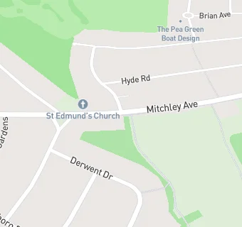 map for Mitchley Avenue Surgery