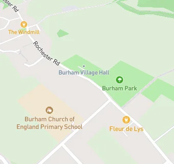 map for Burnham County Infant School