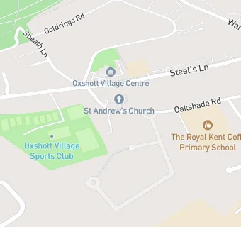 map for Royal Kent Church of England School