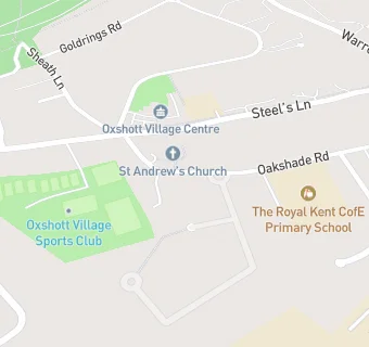 map for St Andrews Pre-school