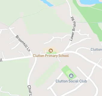 map for Clutton Primary School