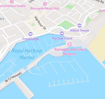 map for Royal Harbour Ramsgate Brasserie