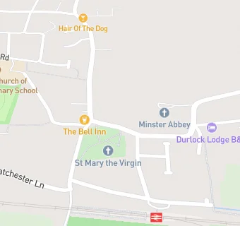 map for Minster Village Hall