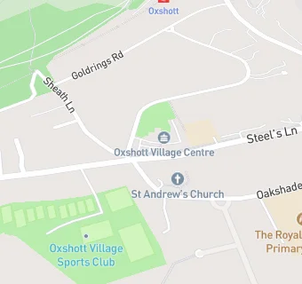 map for Oxshott Medical Practice