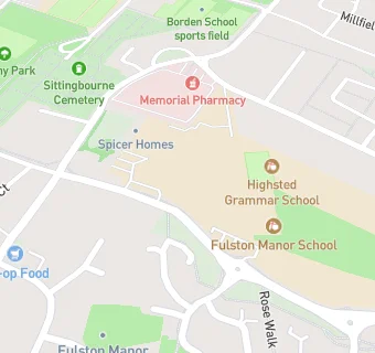 map for Fulston Manor School