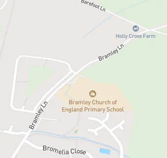 map for Bramley Church of England Primary School