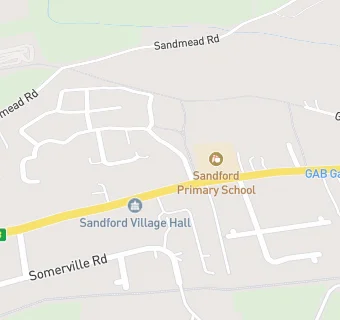 map for Sandford Stores