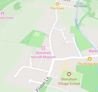 map for Shoreham Aircraft Museum