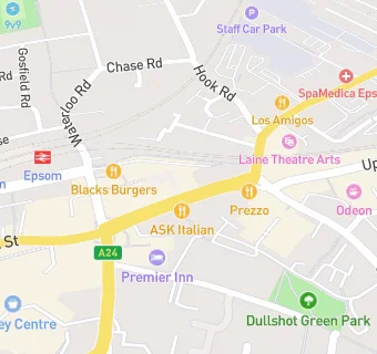 map for Camile Thai Epsom