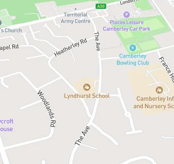 map for Connect Catering Ltd At Lyndhurst School