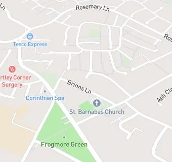 map for St Barnabas Church  (Together On Tuesday)