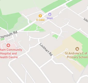 map for St. Andrews C Of E Primary School