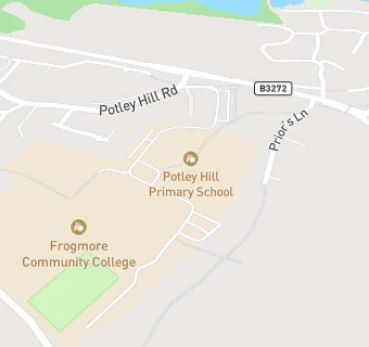 map for Potley Hill Primary School