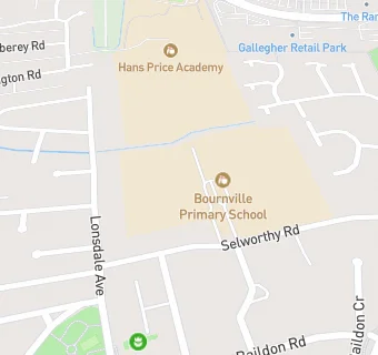 map for Aspens @ Bournville Primary School