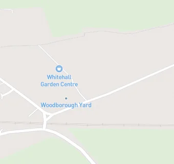 map for Whitehall Woodborough Garden Centre