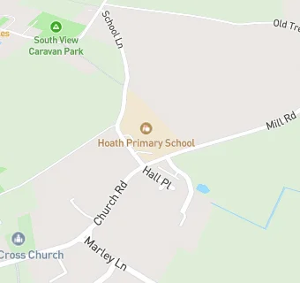 map for Hoath Primary School