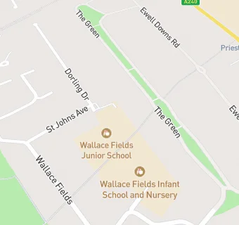 map for Wallace Fields Junior School