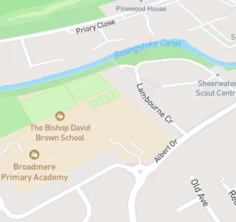 map for The Bishop David Brown School