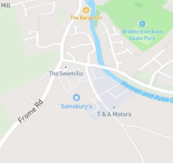 map for Sainsbury's