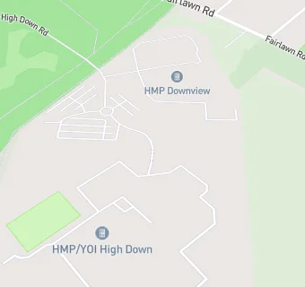 map for High Down Prison