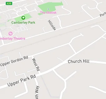 map for Camberley Pharmacy