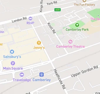 map for Camberley Tandoori