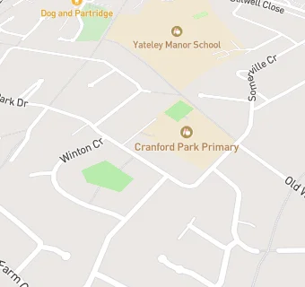 map for Cranford Park Primary