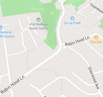 map for Reach Healthcare Walderslade Village Surgery