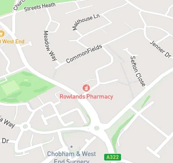 map for Rowlands Pharmacy