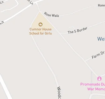 map for Thomas Franks Catering @ Cumnor House Girls School