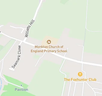 map for Monkton County Primary School