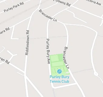 map for Purley Bury Tennis Club