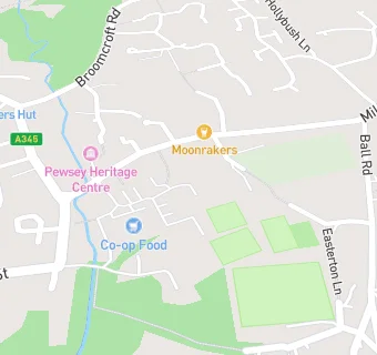 map for Kennet & Avon Medical Partnership - Pewsey Surgery