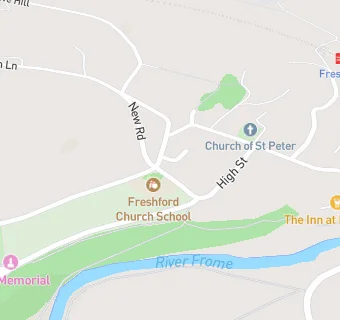 map for Freshford Church School