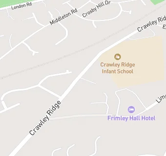 map for Twelve 15 At Crawley Ridge County Infant School