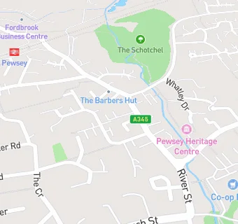 map for Pewsey Dental Practice