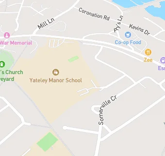 map for St Peter's CofE Junior School