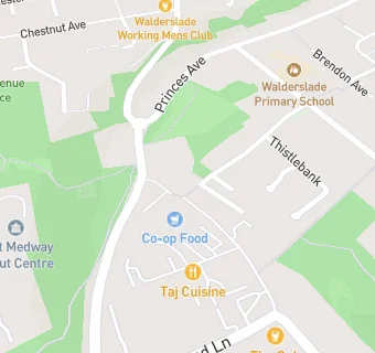 map for Walderslade Village Cafe