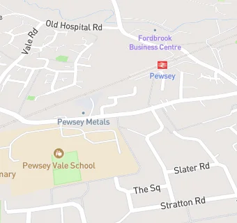 map for Pewsey Primary School